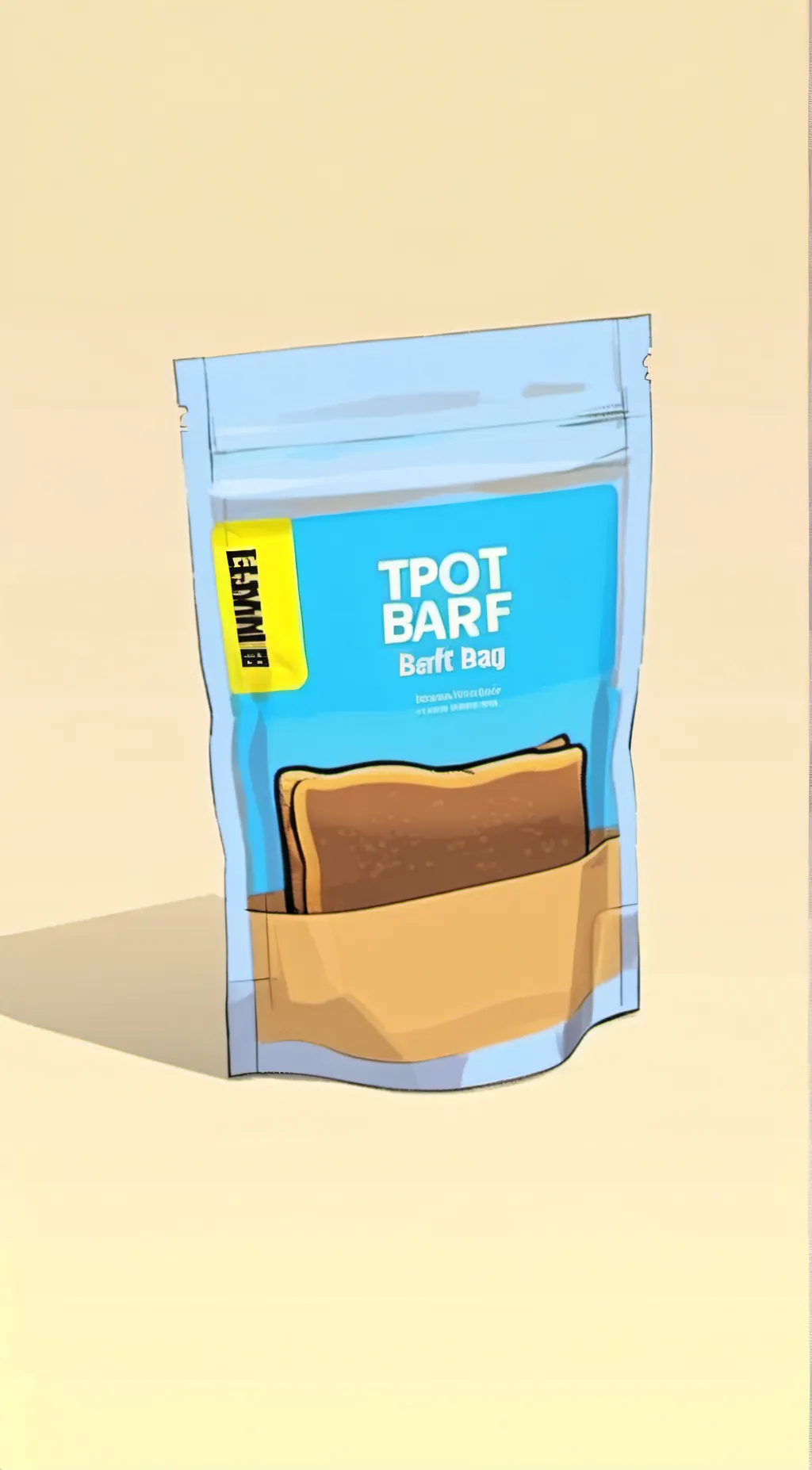 ai character: Barf bag tpot background