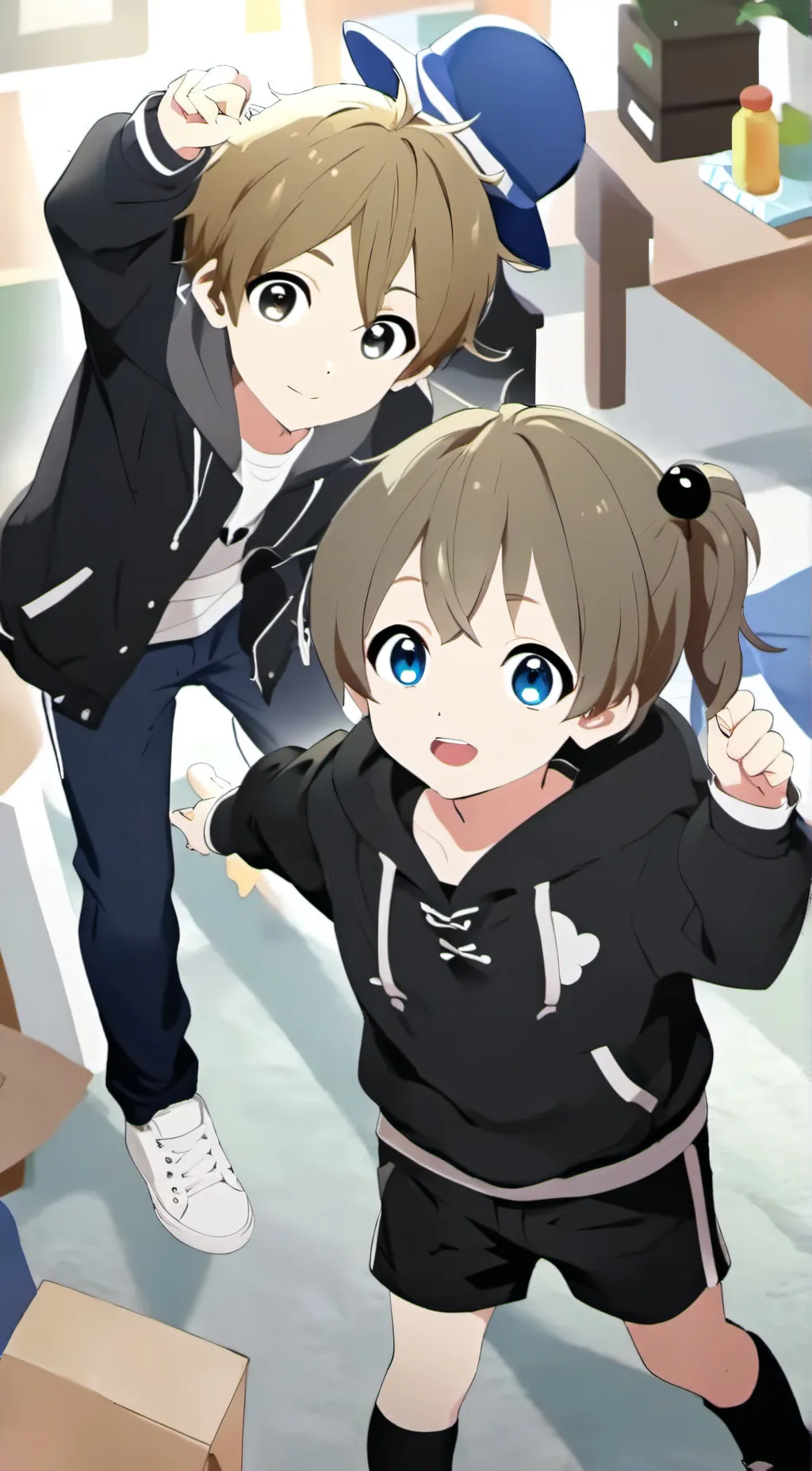 ai character: ellis and laney background