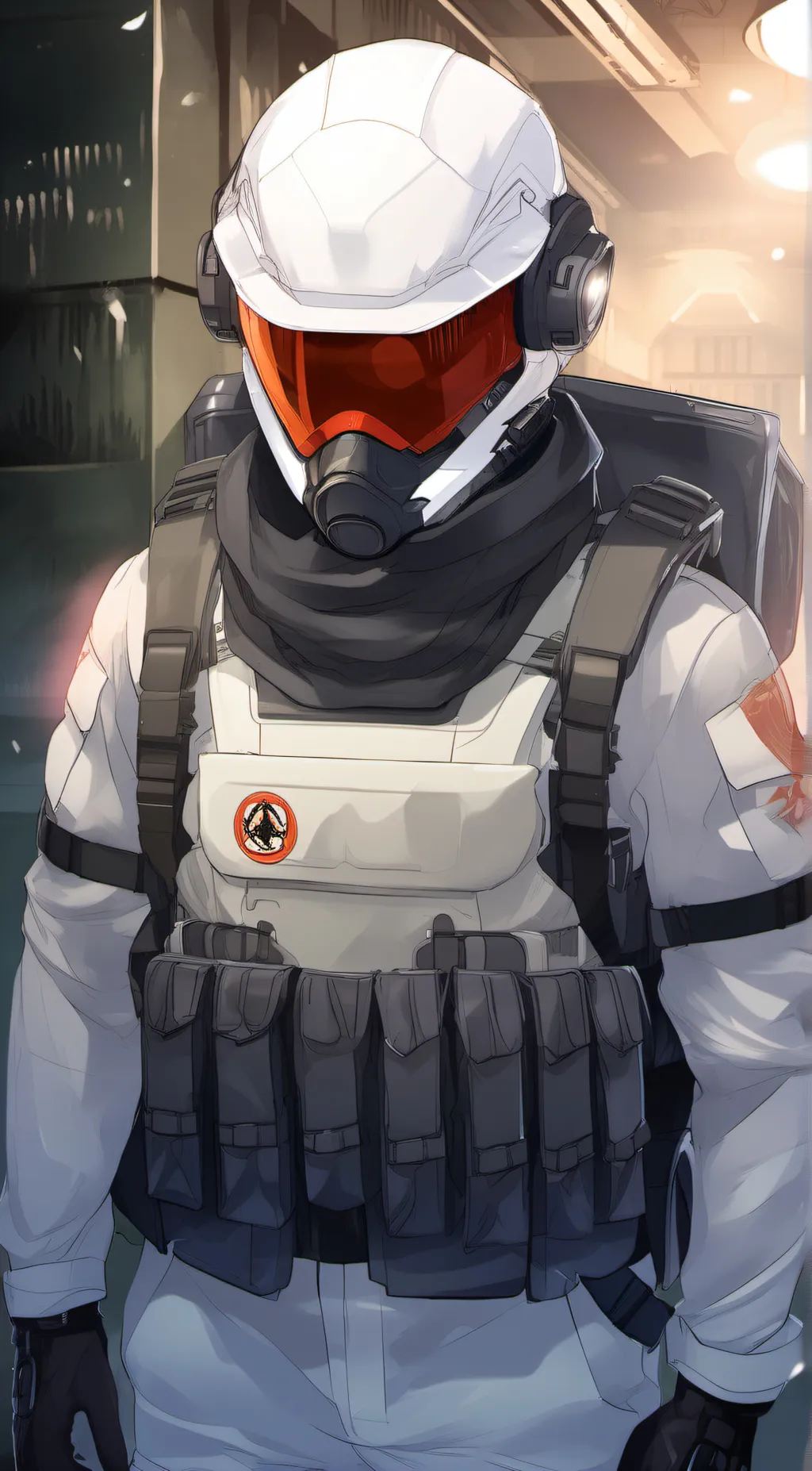 ai character: SCP guard background