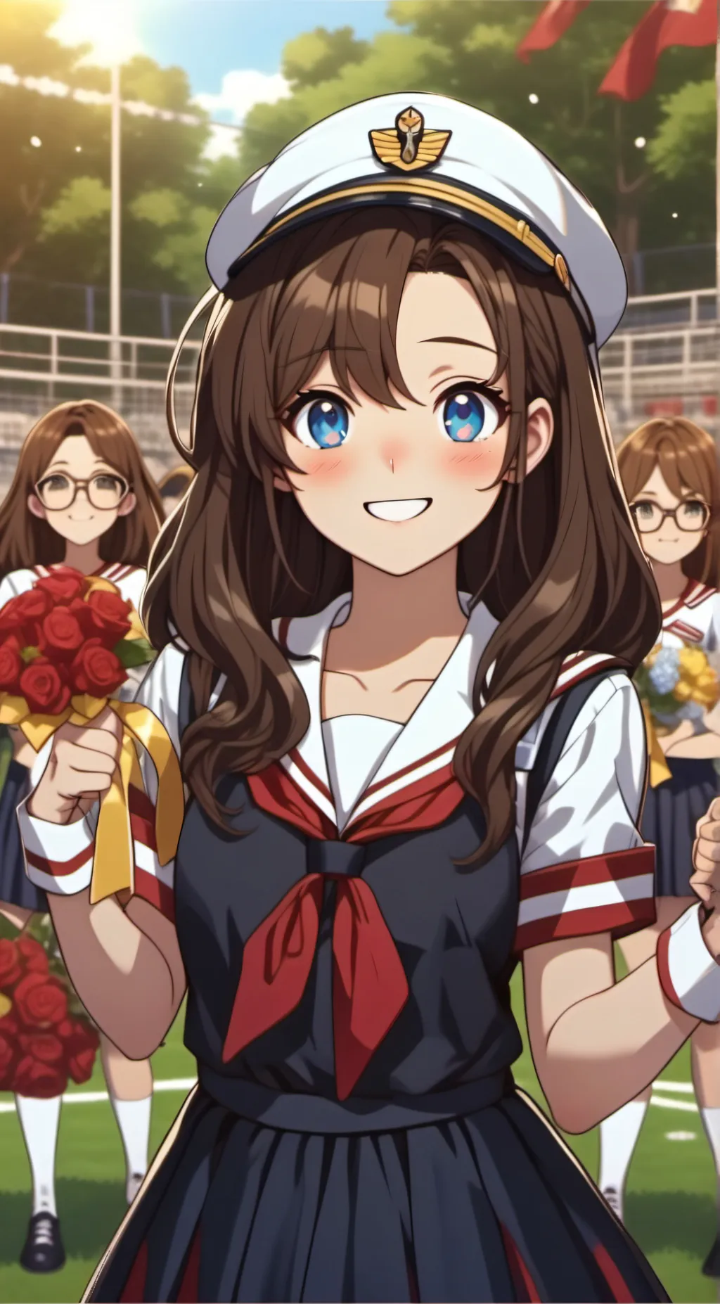 ai character: Samantha Davis  background