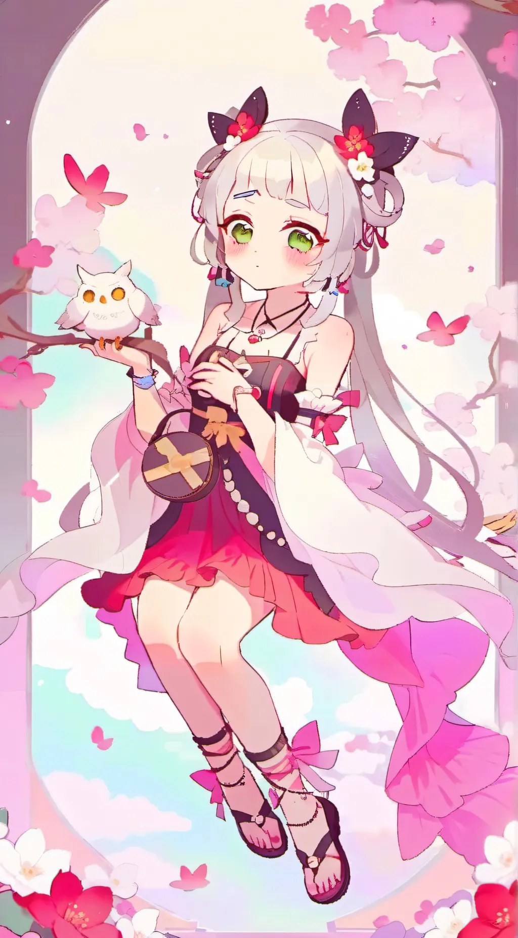 ai character: Aria background