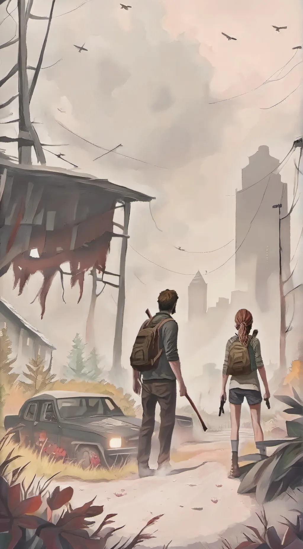 ai character: The last of us background