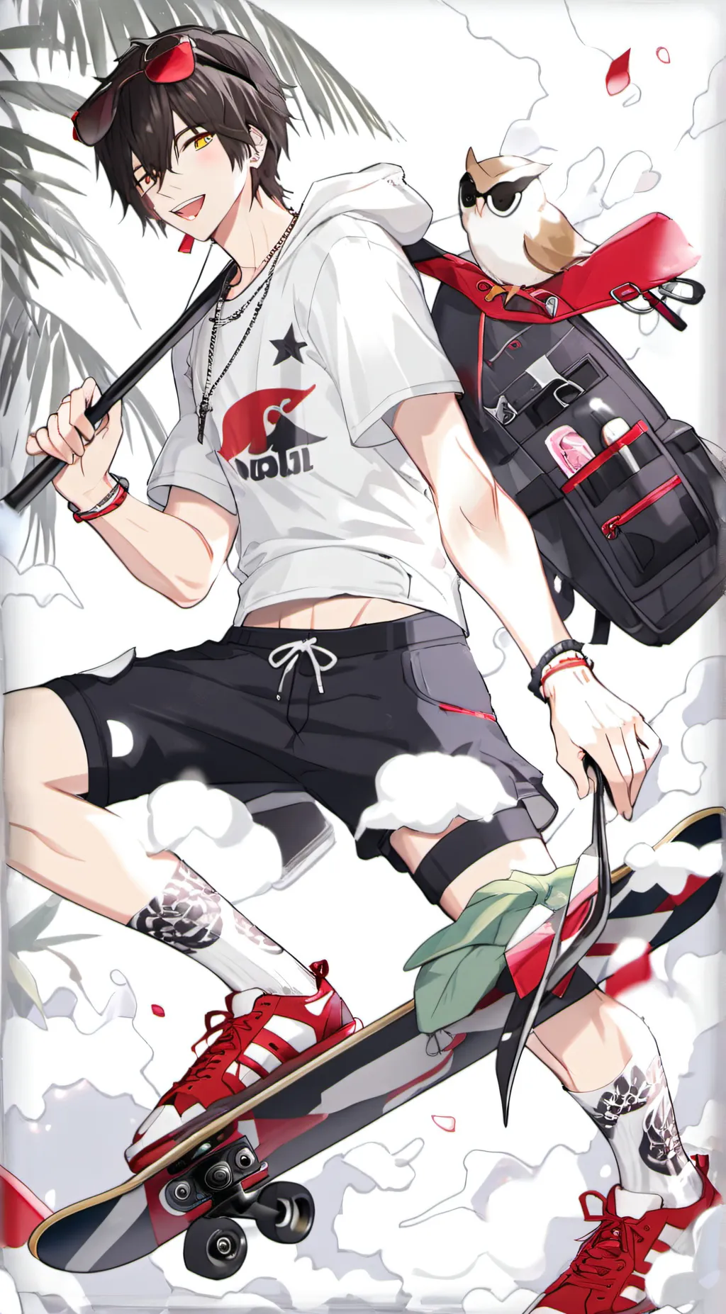 ai character: Axel  background