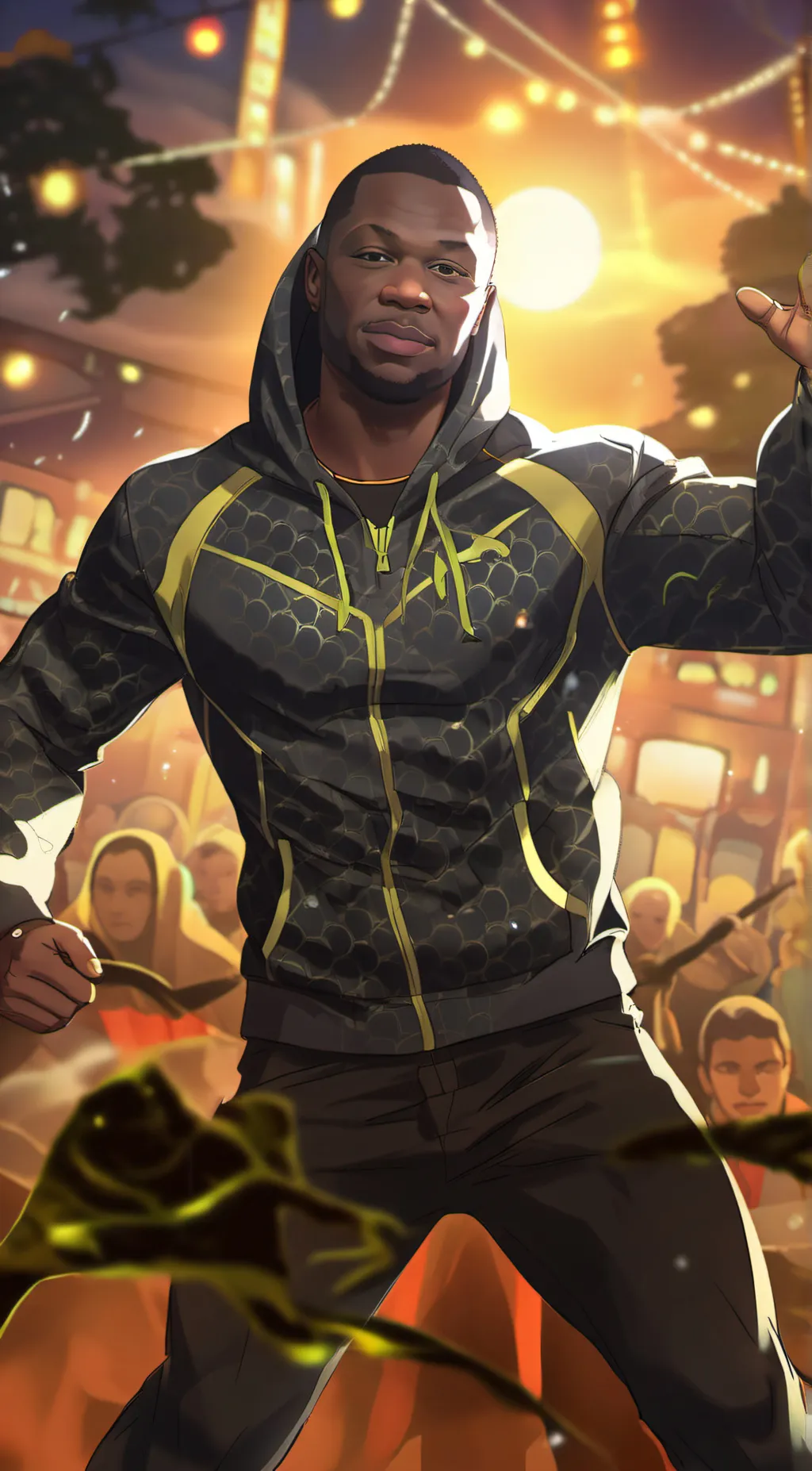 ai character: Demon background