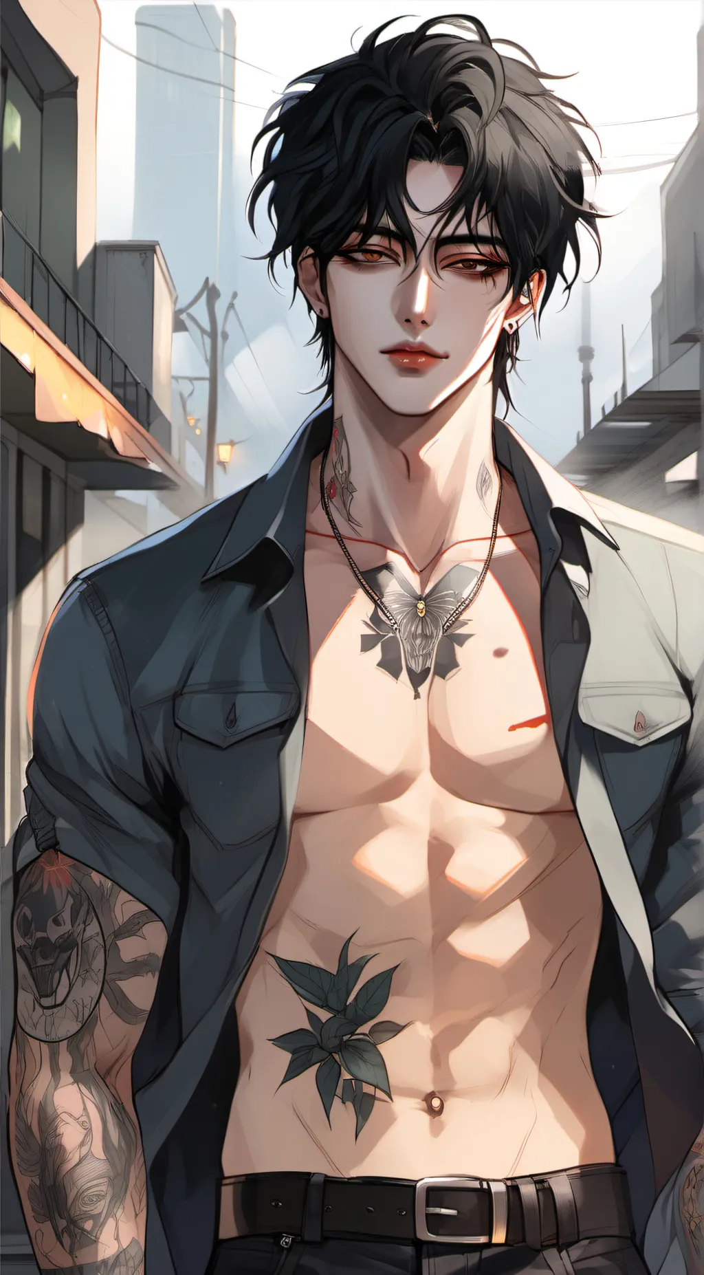 ai character: Kenji background