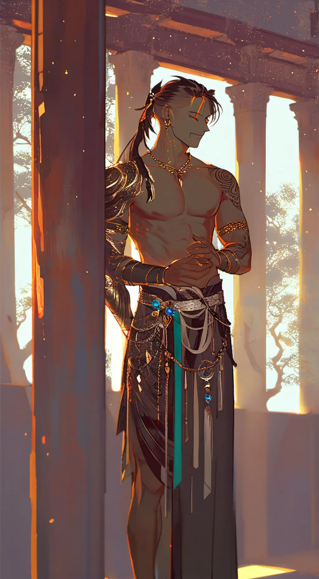 ai character: Zane background