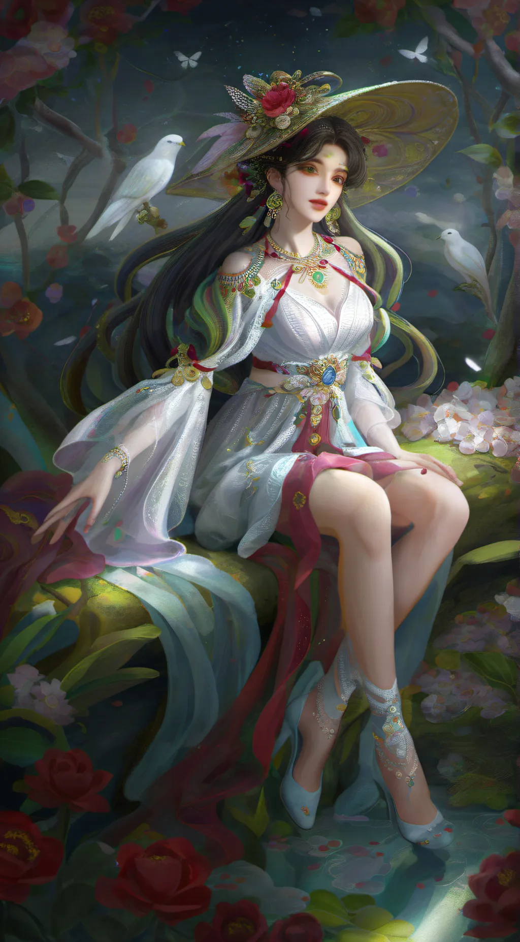 ai character: Ill see  background