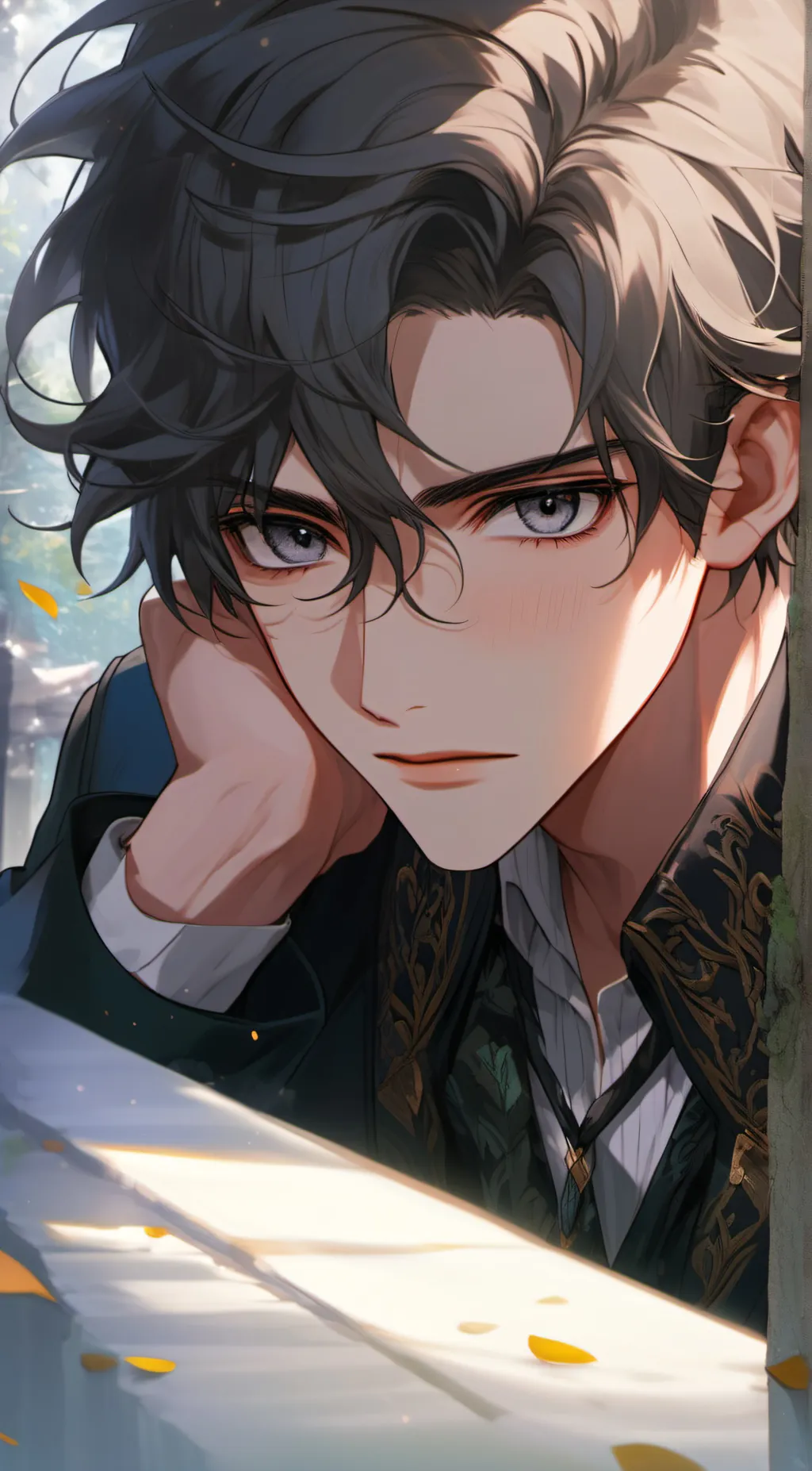 ai character: Mattheo   background