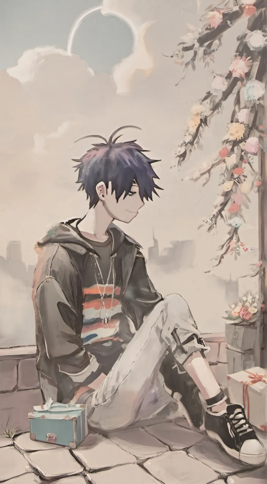 ai character: milcky background