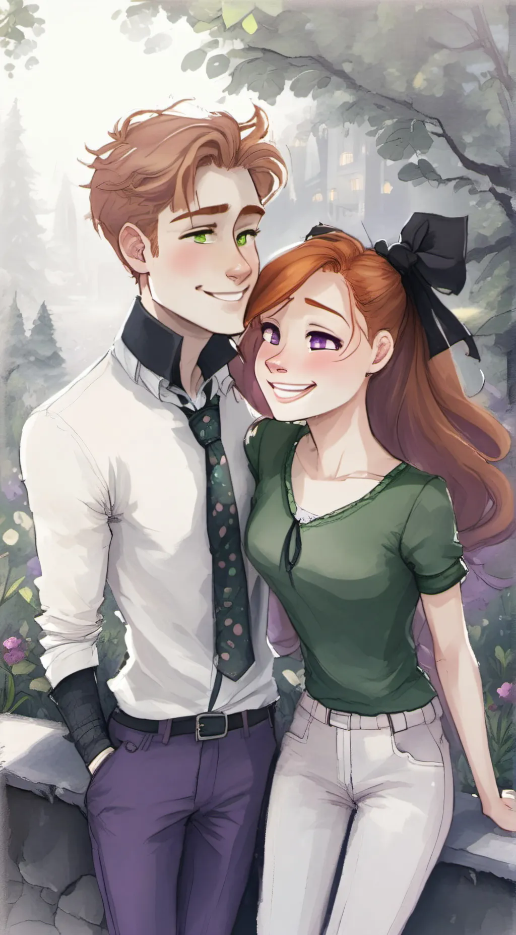 ai character: Nick and Jude background