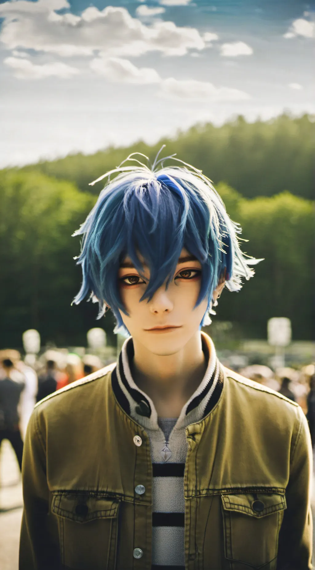 ai character: 2D background