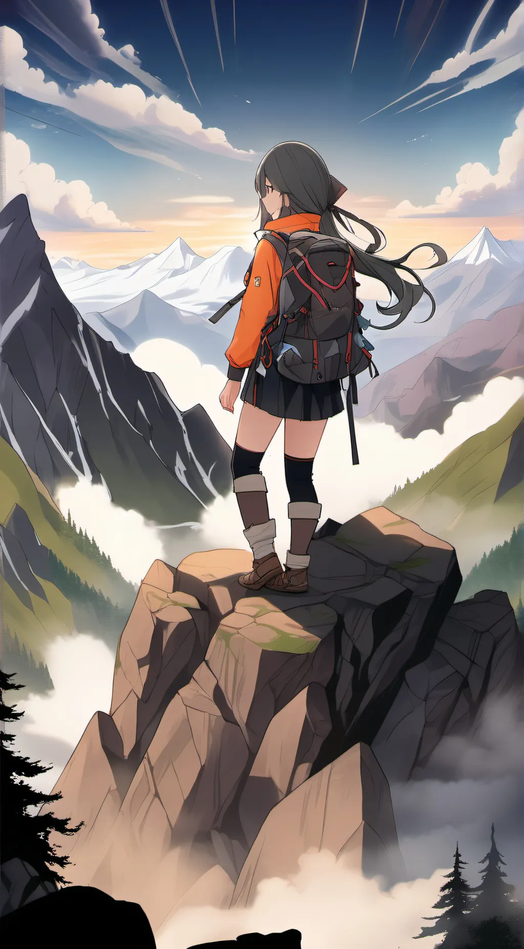 ai character: Maily background