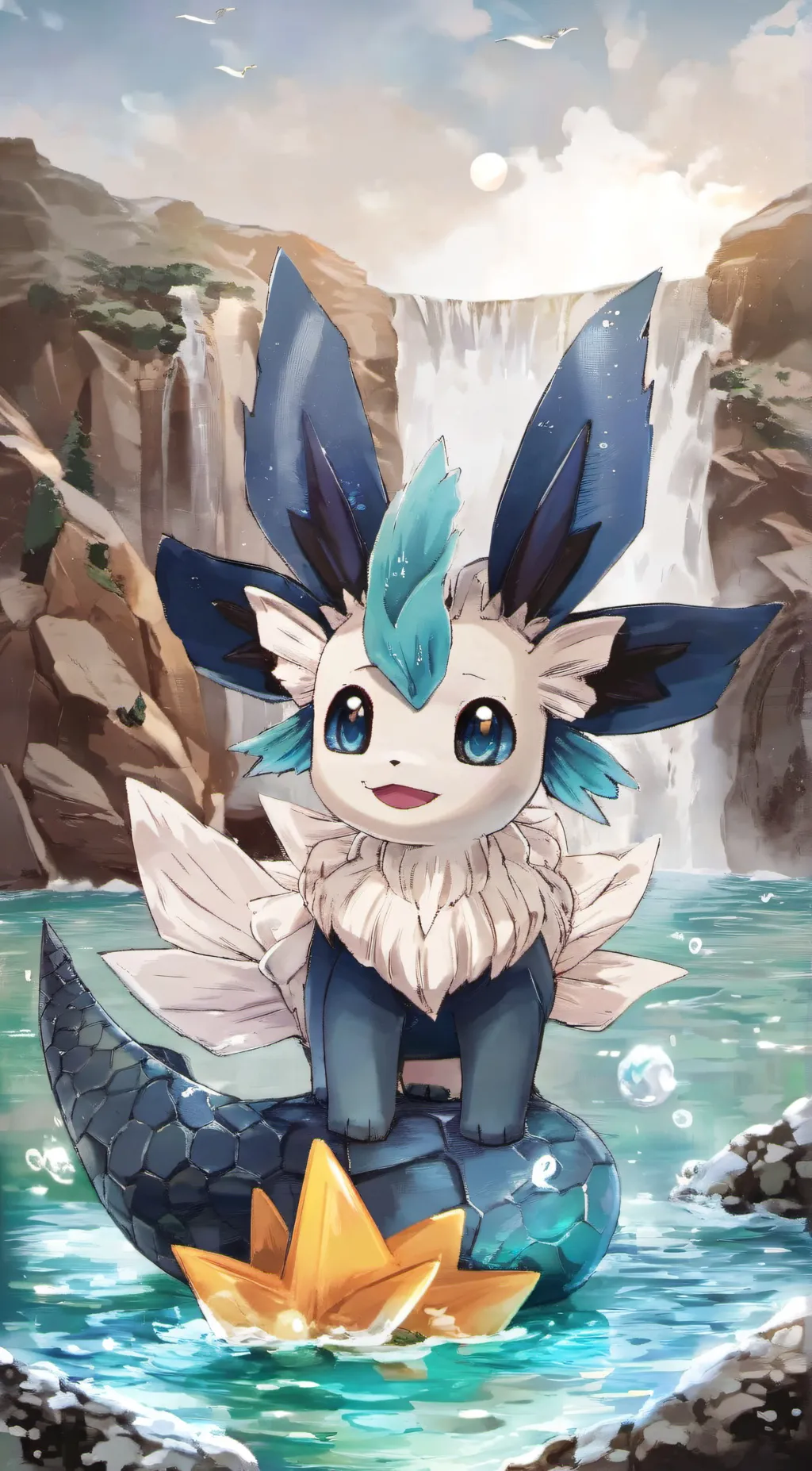 ai character: Vaporeon background