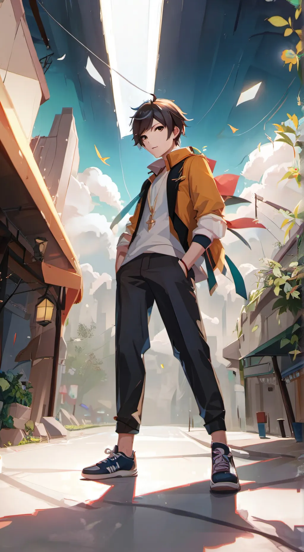 ai character: utsm but super gay background