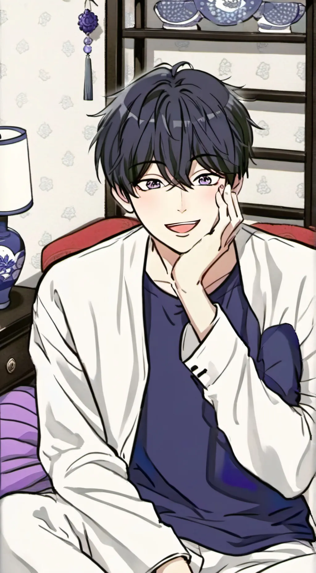 ai character: Leo background