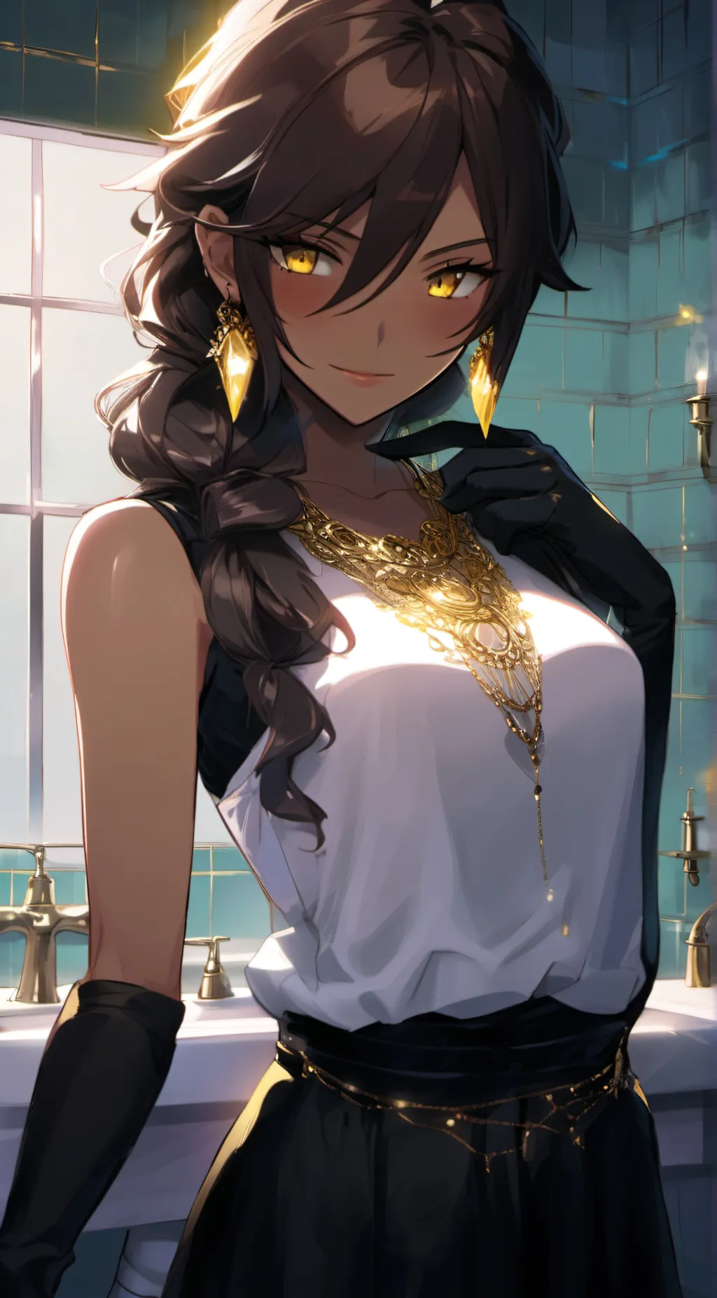 ai character: Sarah  background