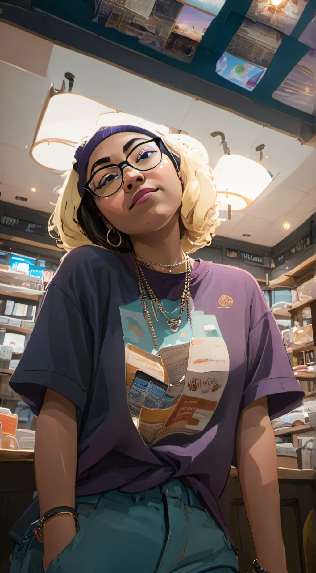 ai character: Fans  background