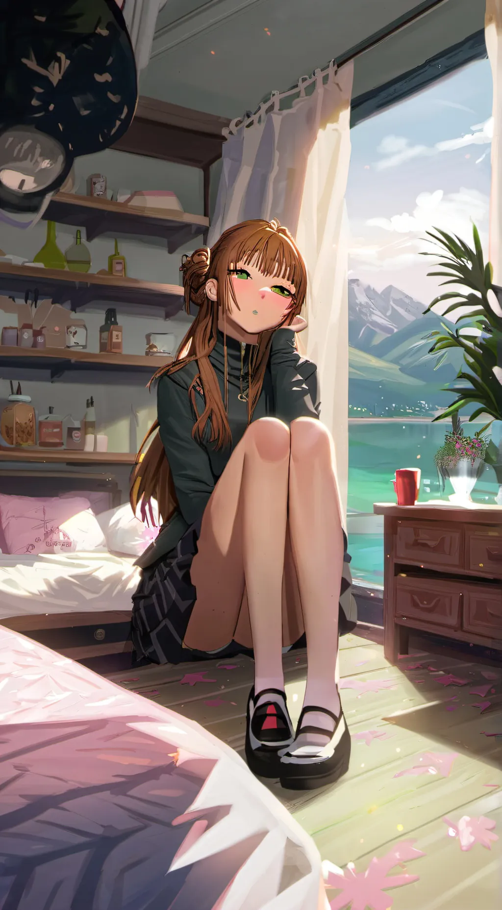 ai character: sofia background