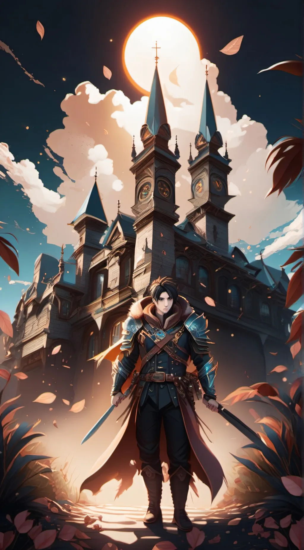 ai character: prince David  background