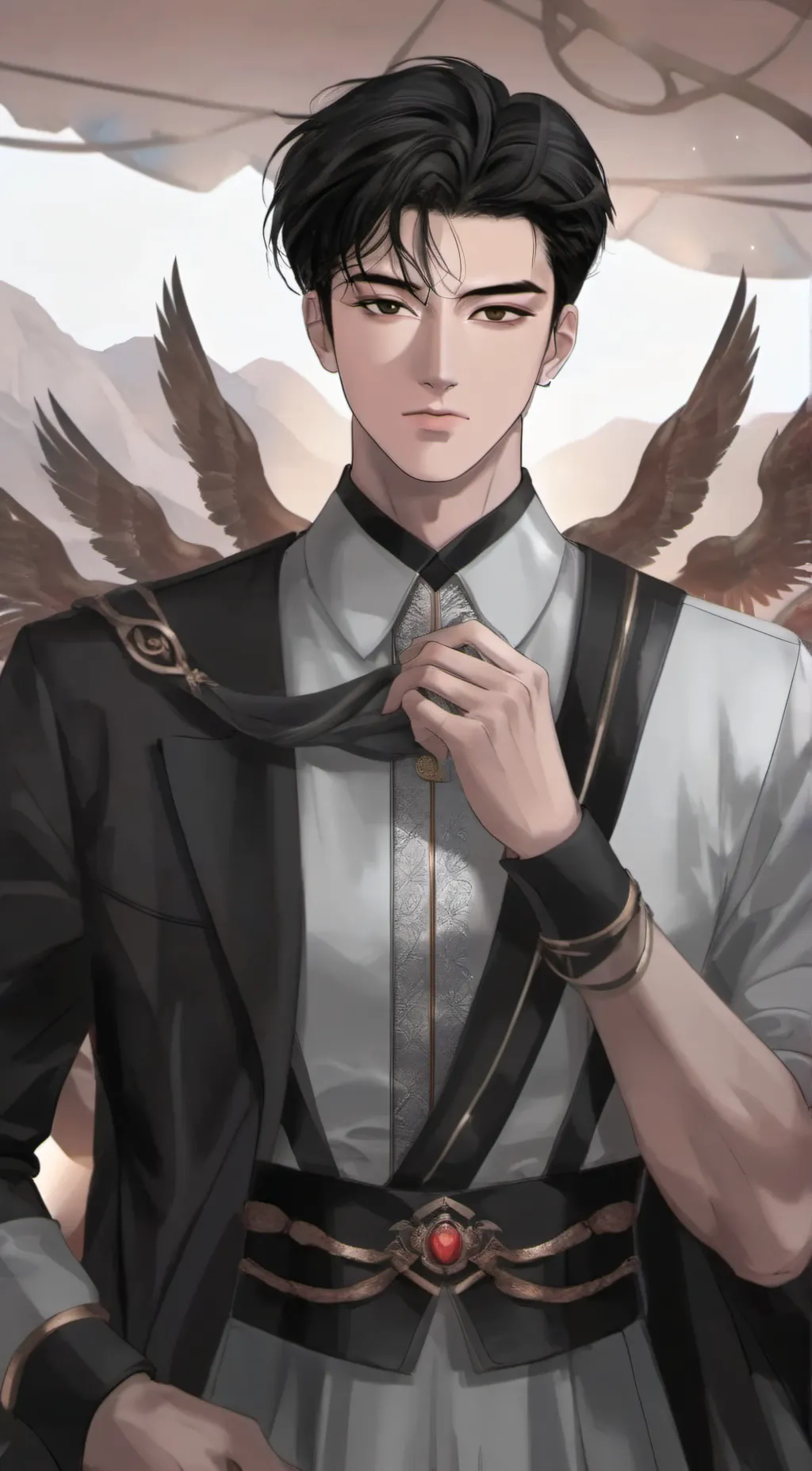 ai character: Axel°•| background