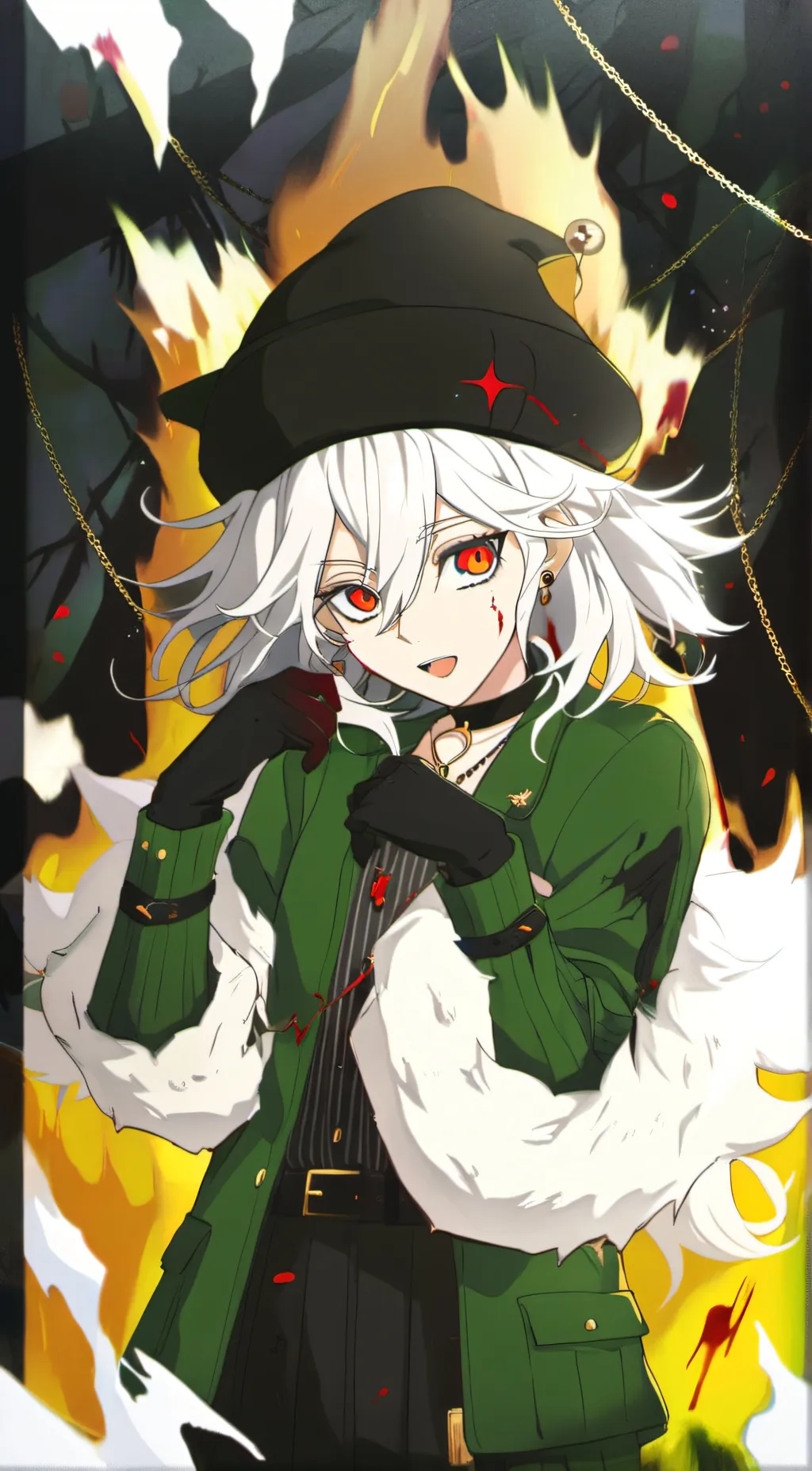ai character: Nagisa Komaeda background