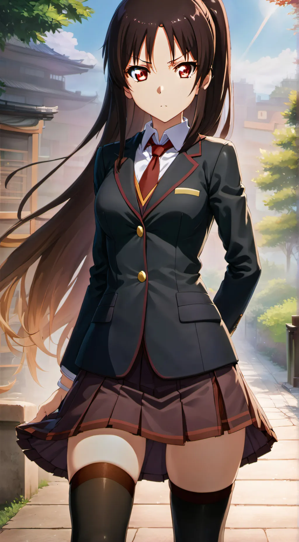 ai character: Suzune horikta  background