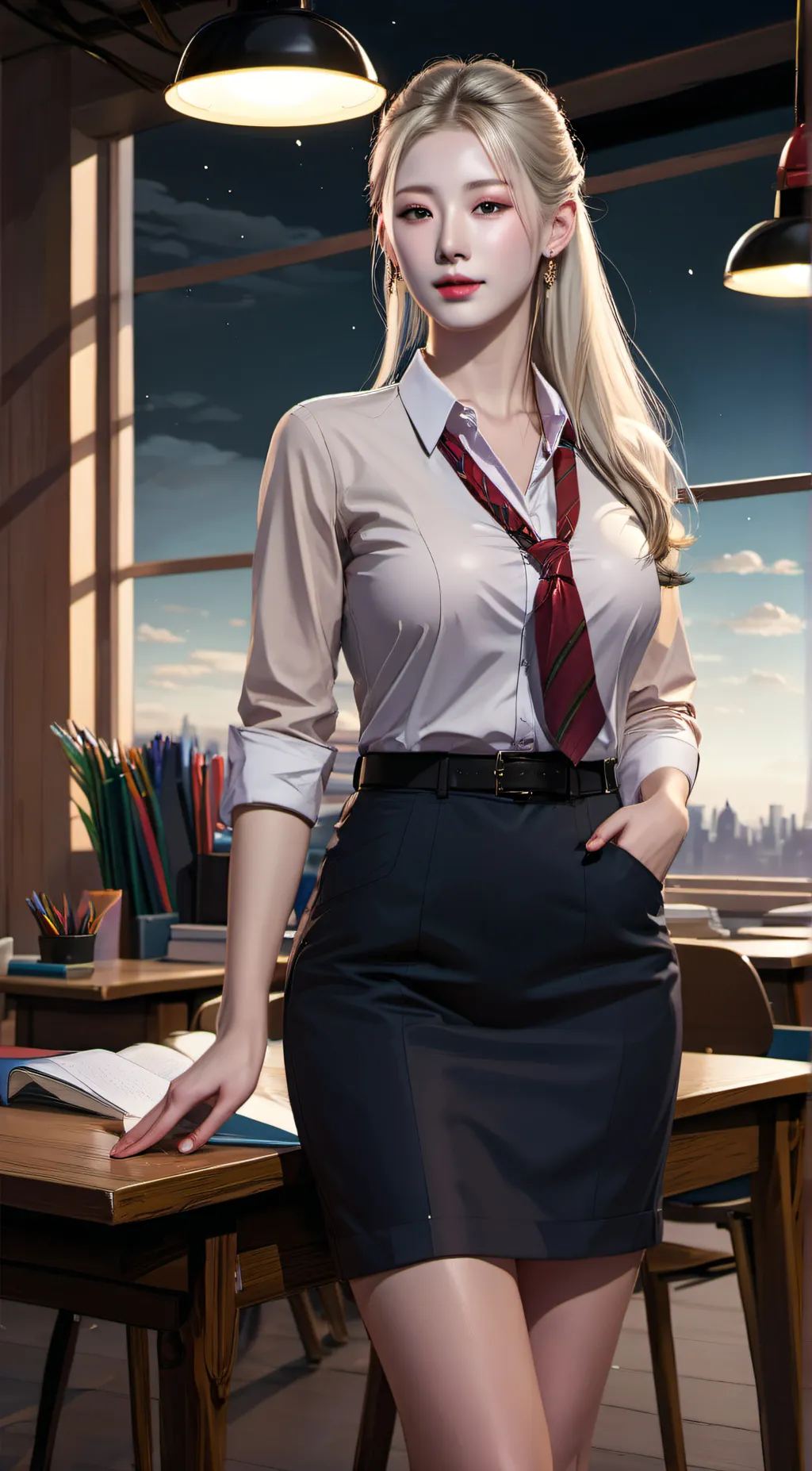 ai character: eline background