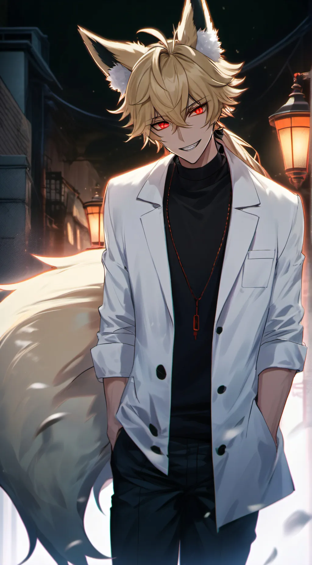 ai character: Dr Fox background