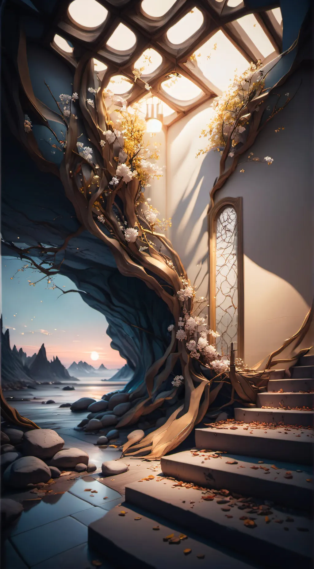 ai character: Pt1 The darckness  background