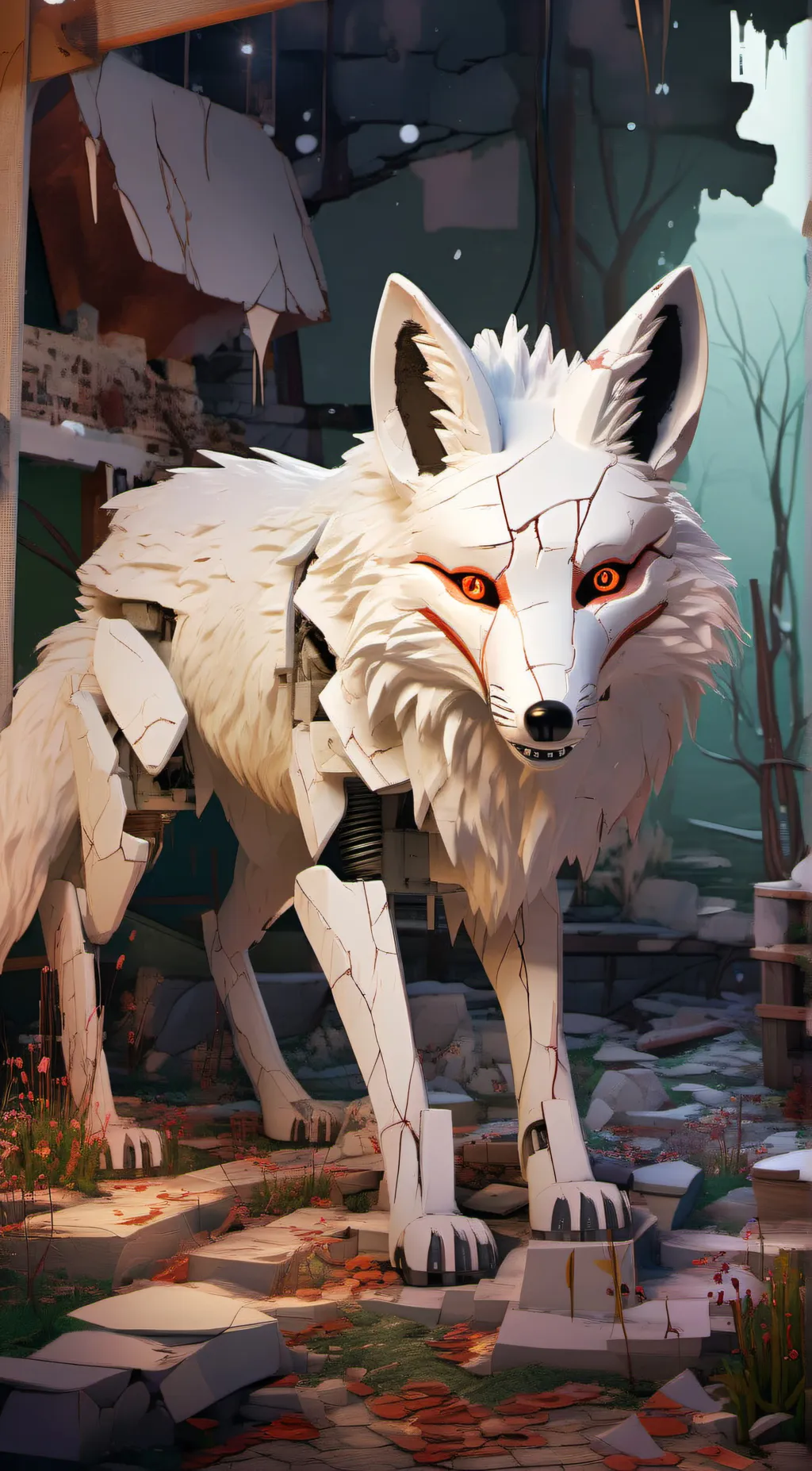 ai character: mangle  background