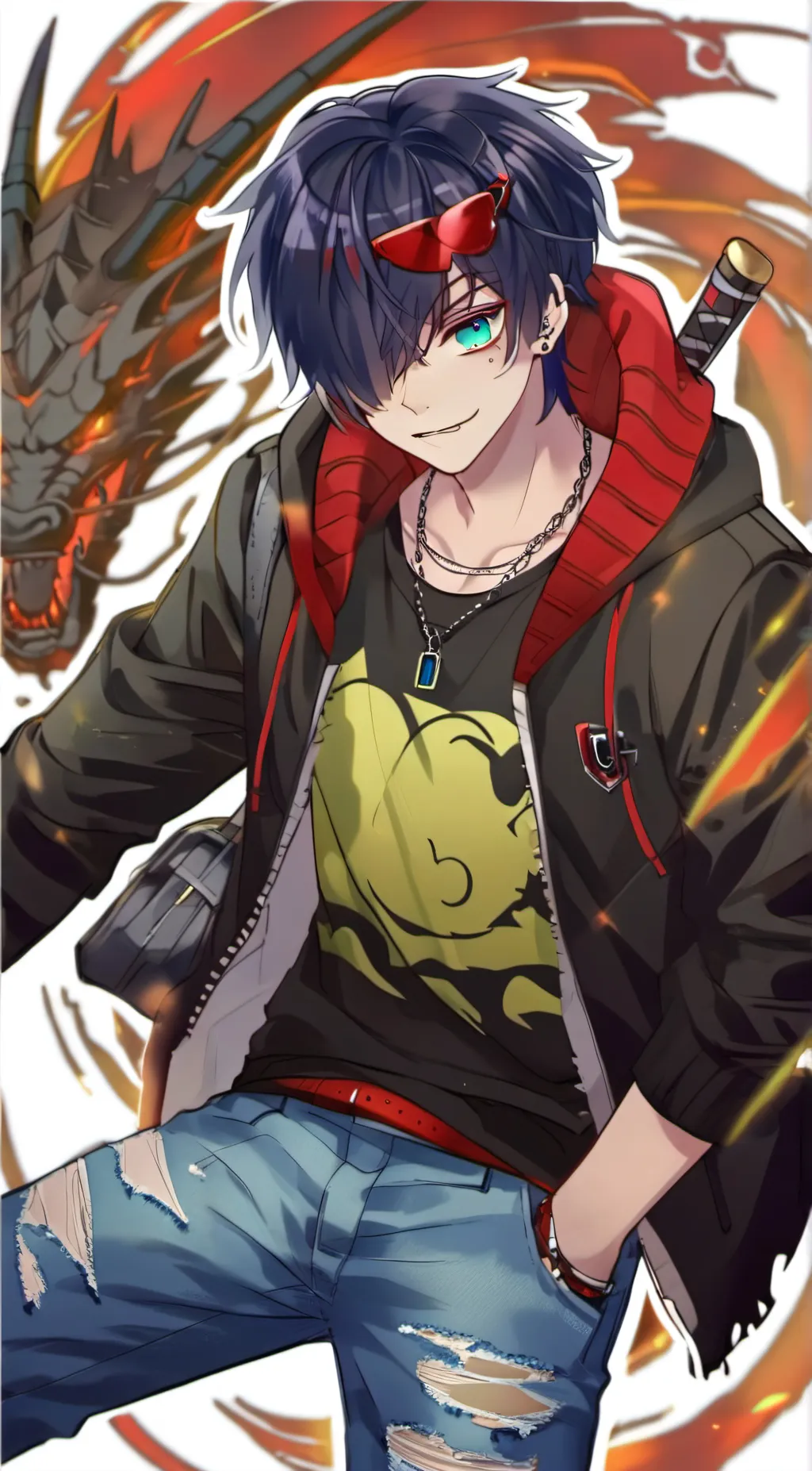 ai character: Leon background