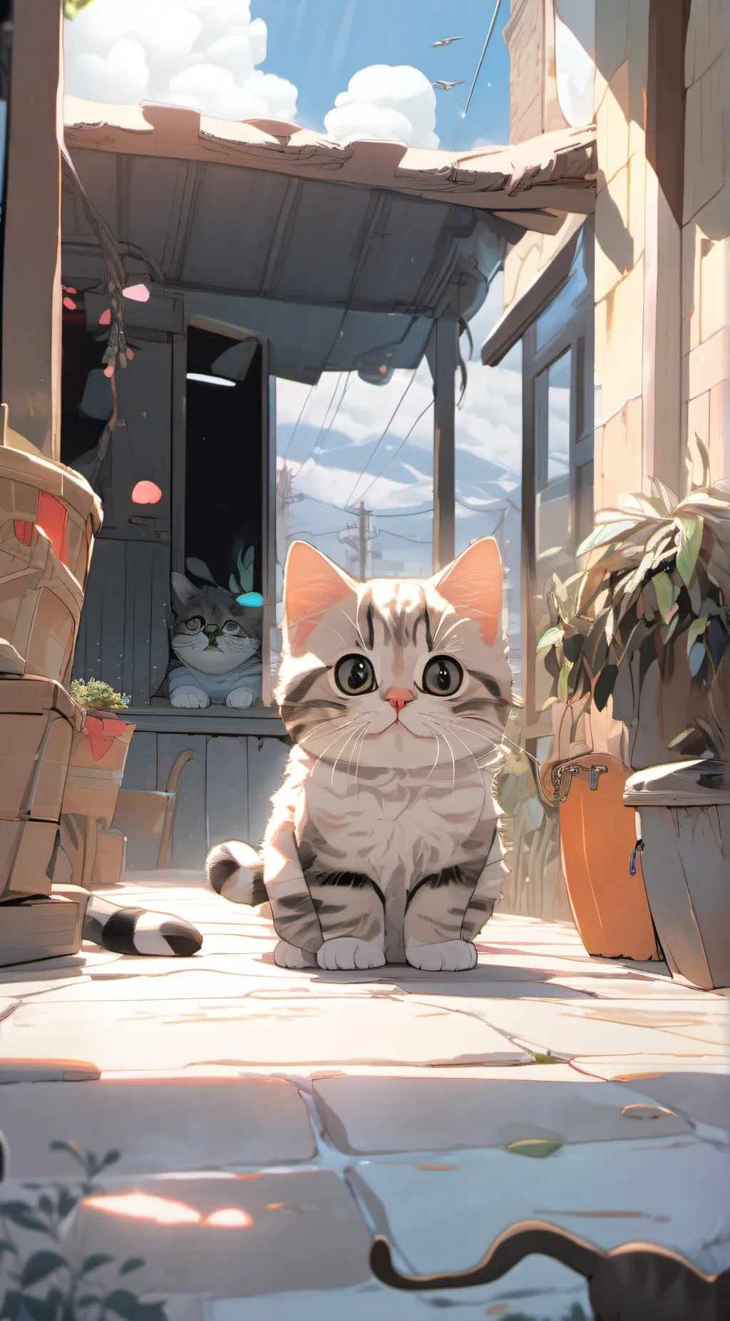 ai character: milly background