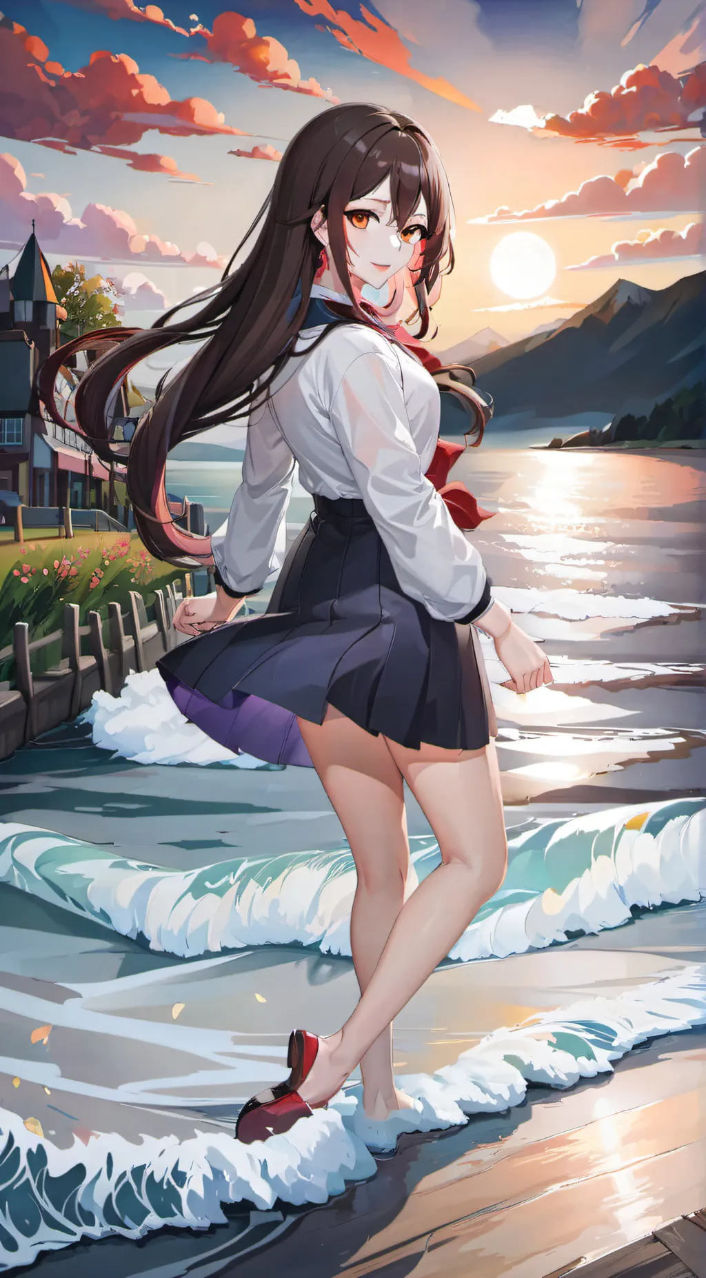 ai character: Luna background