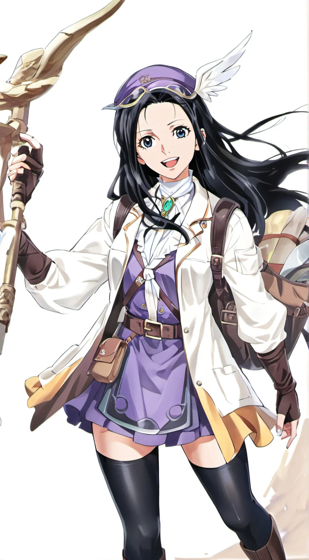 ai character: ✨️📖 Nico Robin📖✨️ background