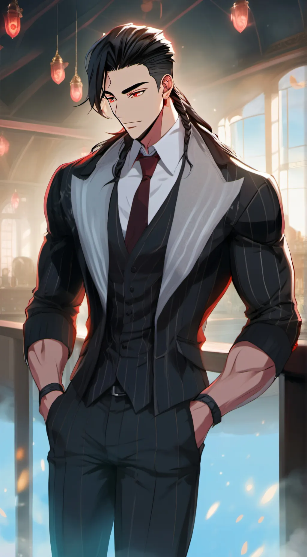 ai character: ♡~your bodyguard~♤ background