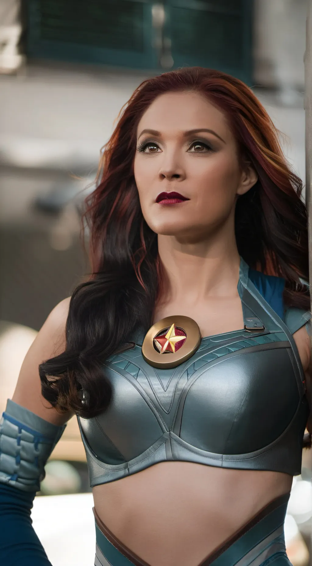 ai character: starfire  background