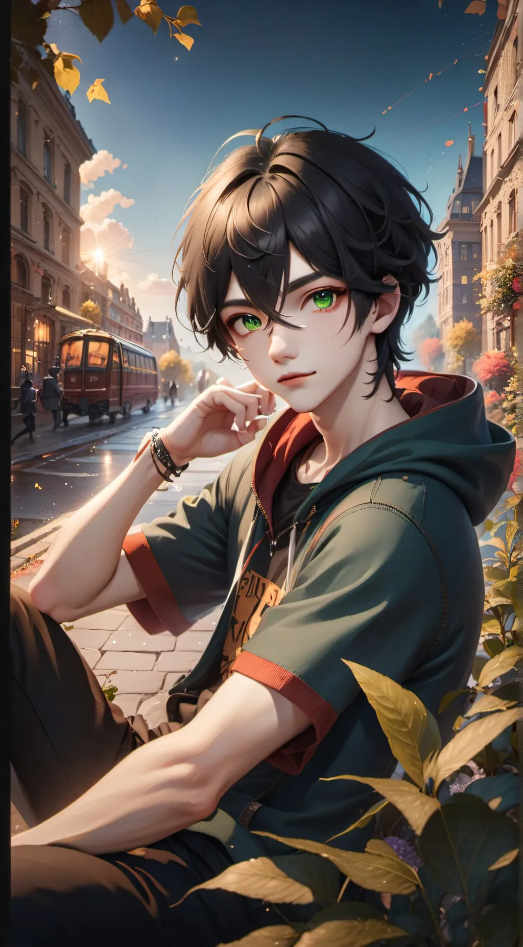 ai character: ❀✮Evan✮❀ background