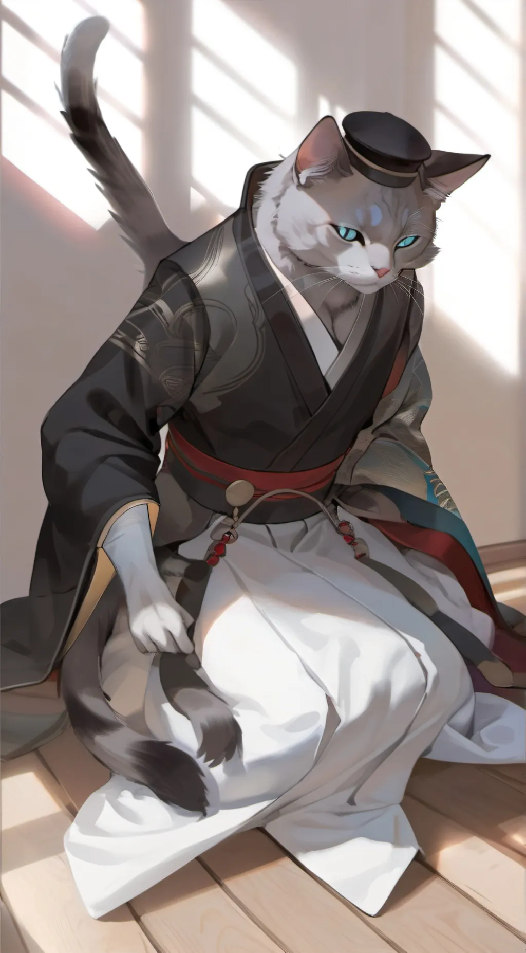 ai character: Kuro background