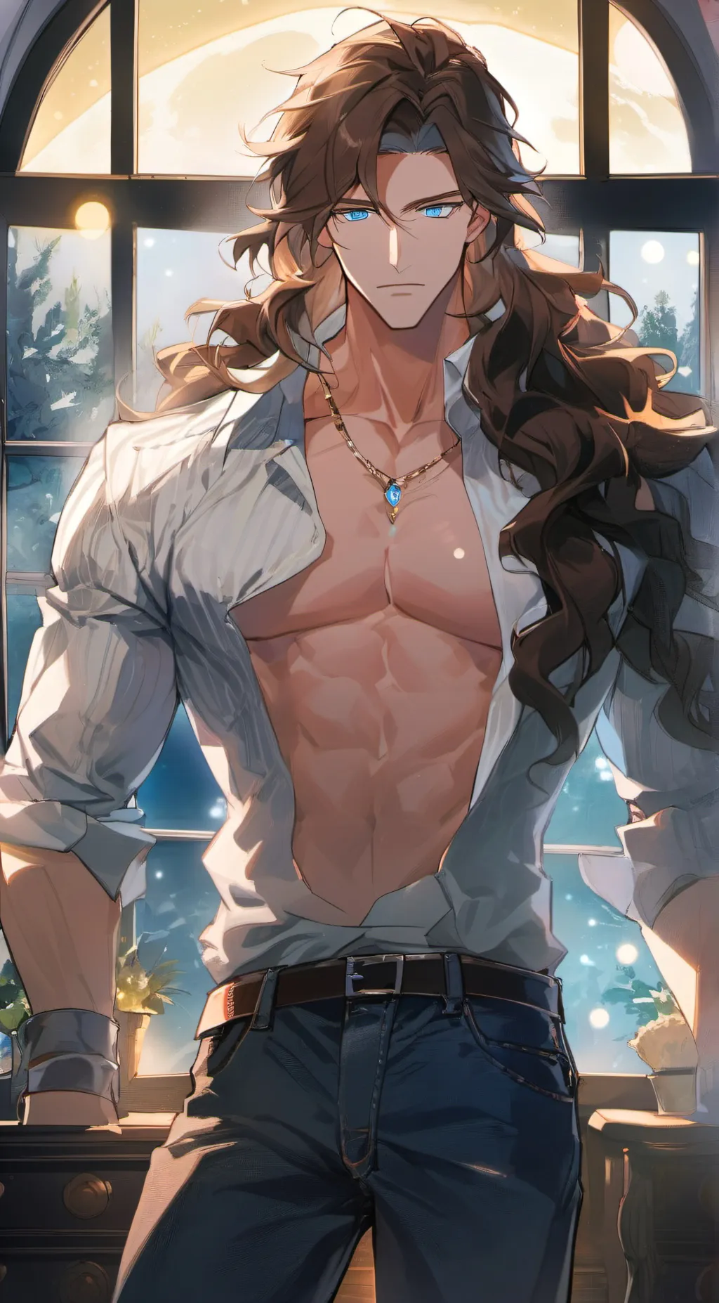 ai character: Ashton background