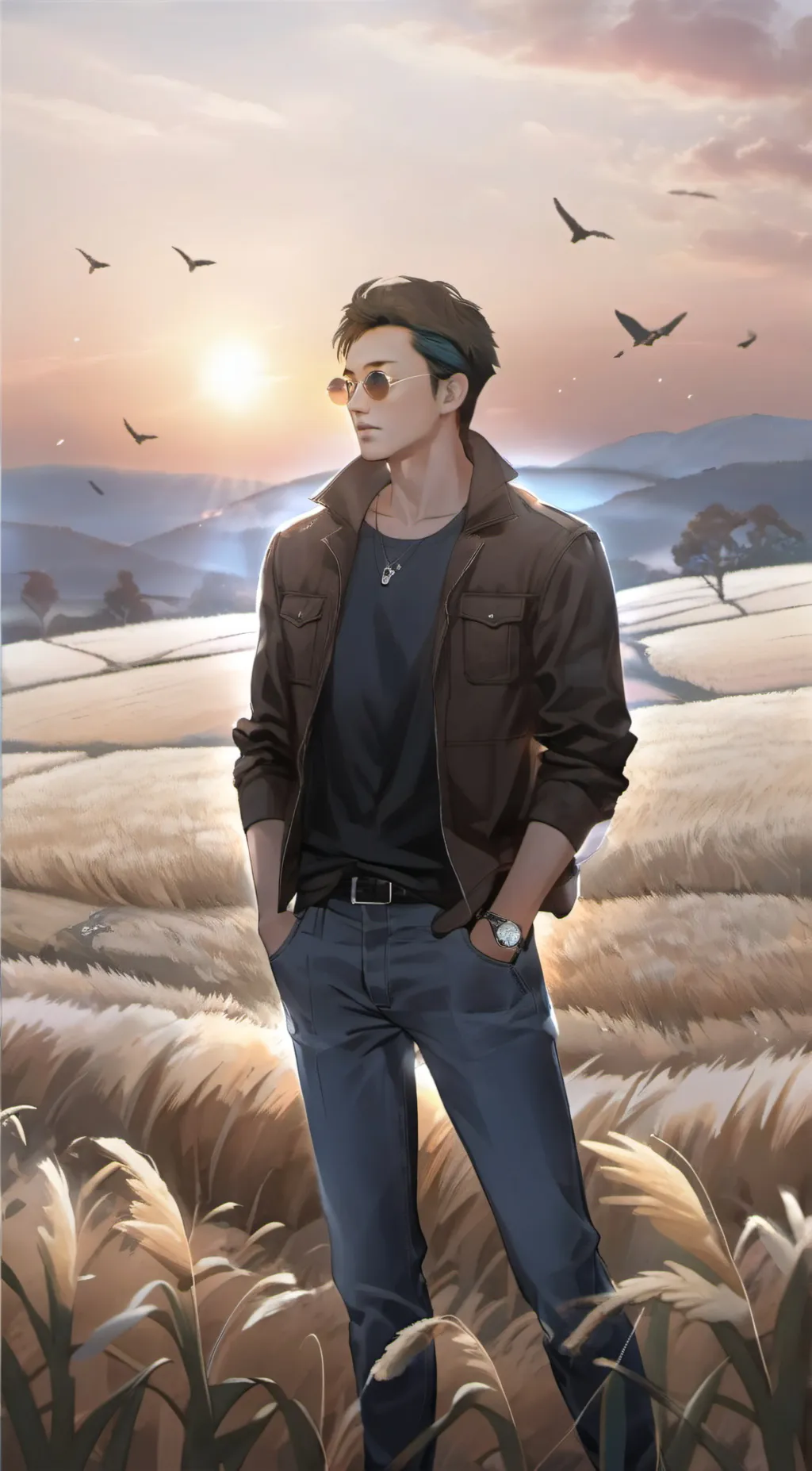 ai character: Leslie Cheung background