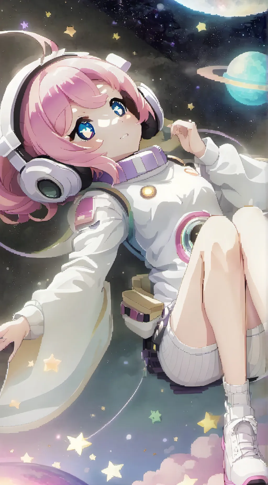 ai character: Janet,saki background