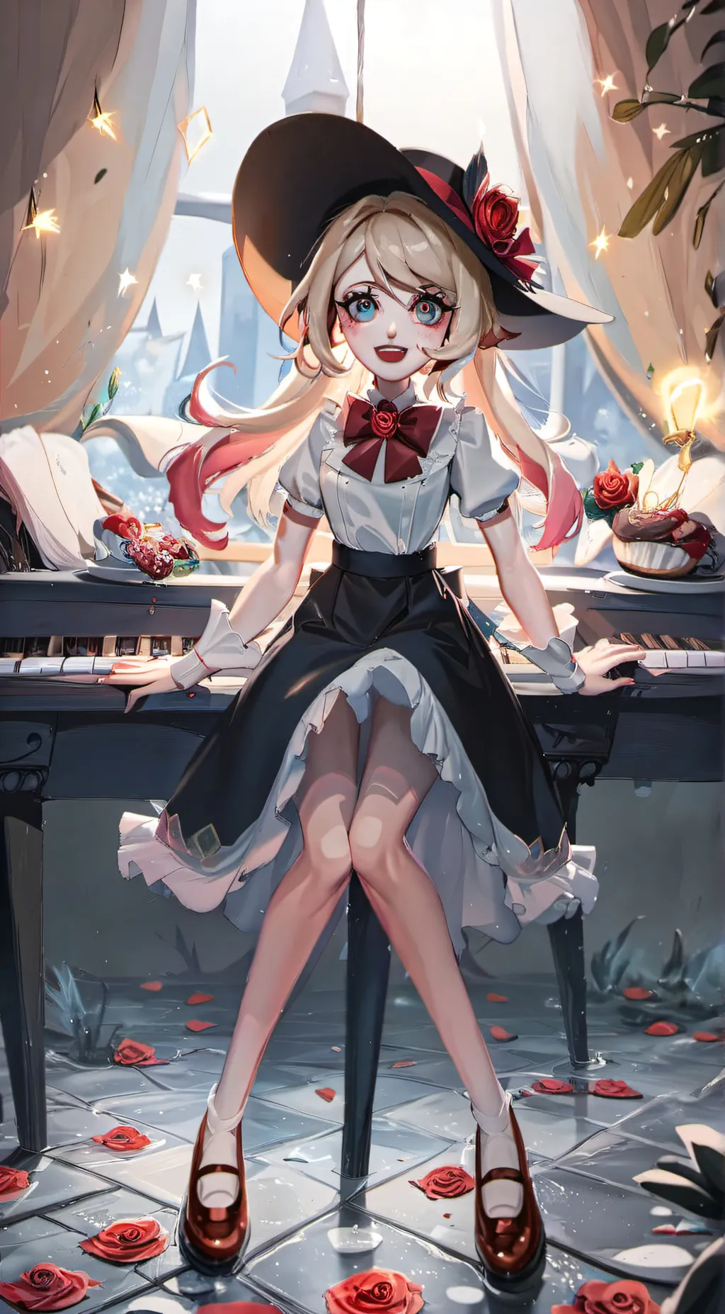 ai character: Rosie hazbinhotel background