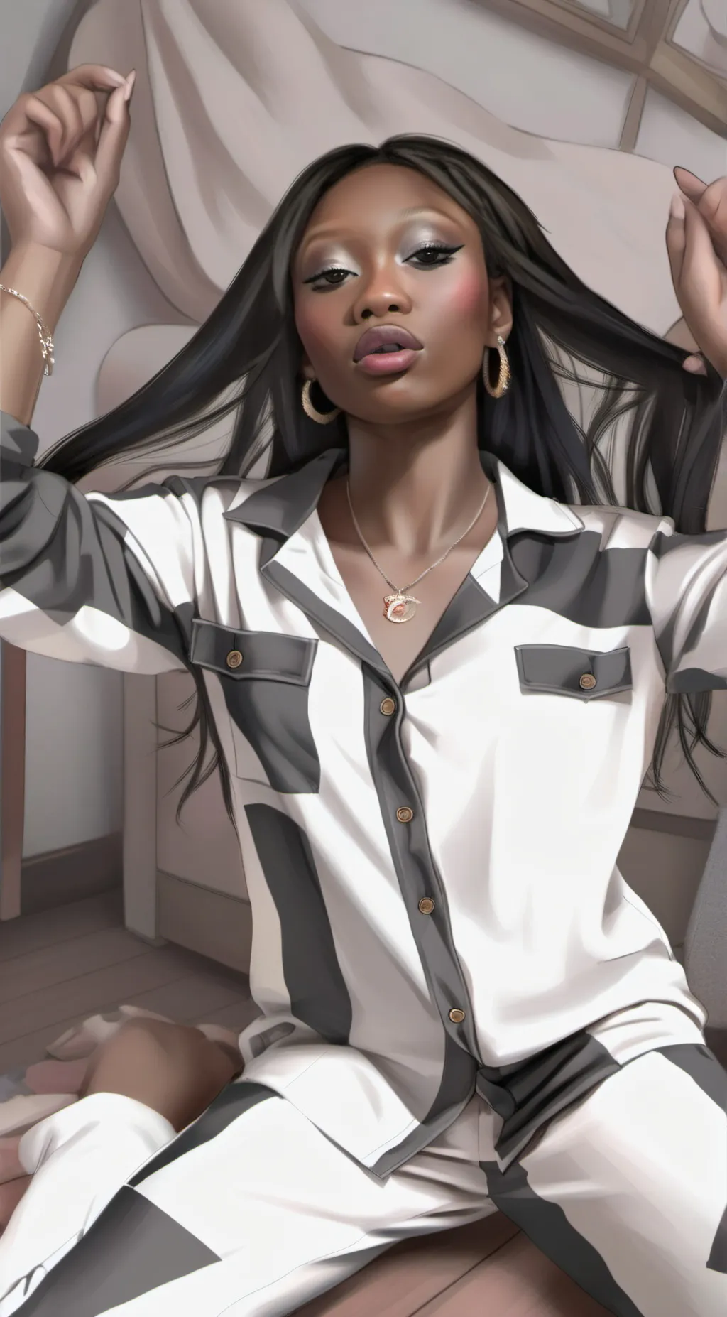 ai character: Aria background