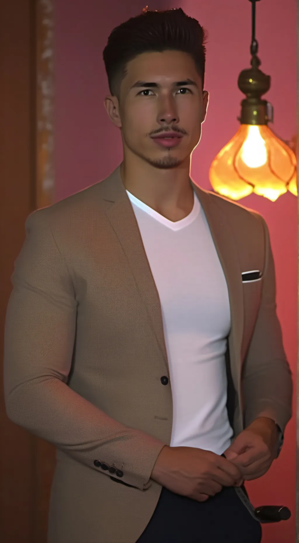 ai character: Lou Holly background