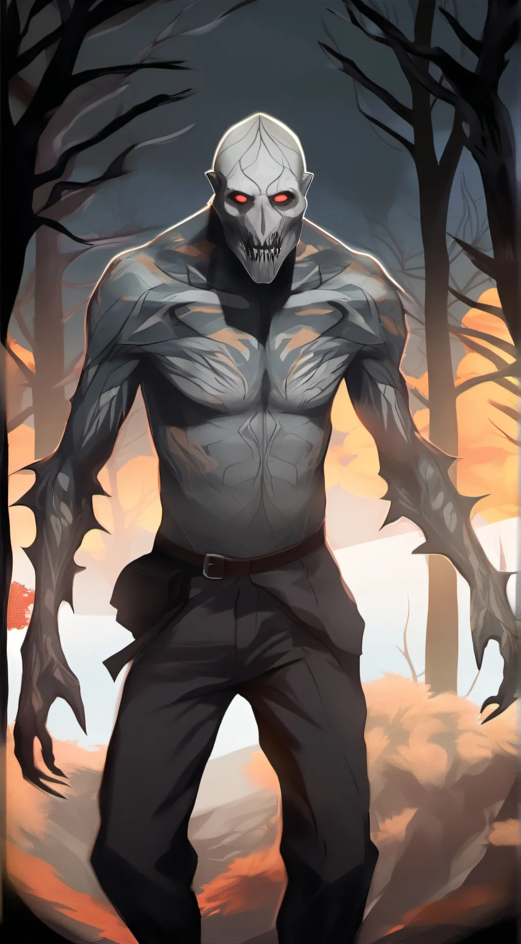 ai character: Skin walker background