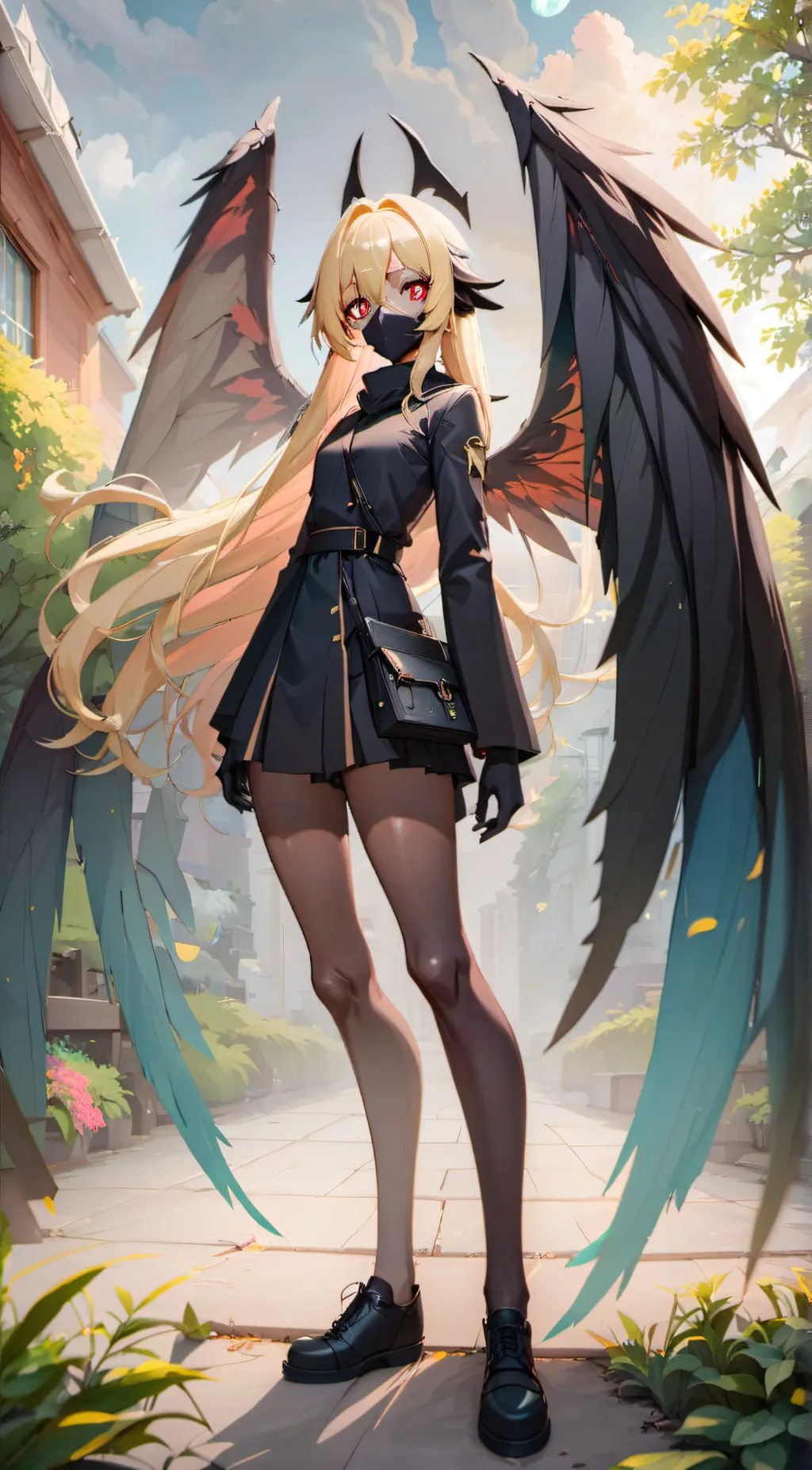 ai character: Scary  kitty  background