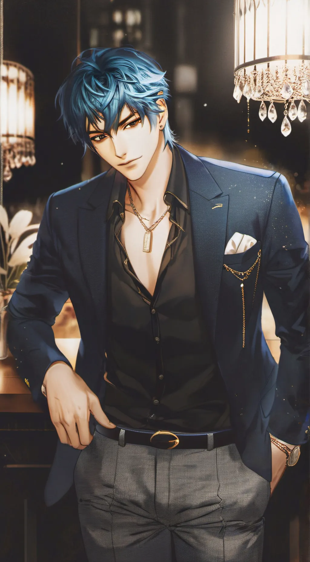 ai character: Lance  background