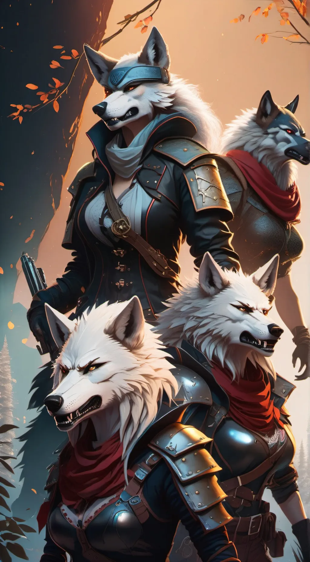 ai character: Mona BloodAxe background