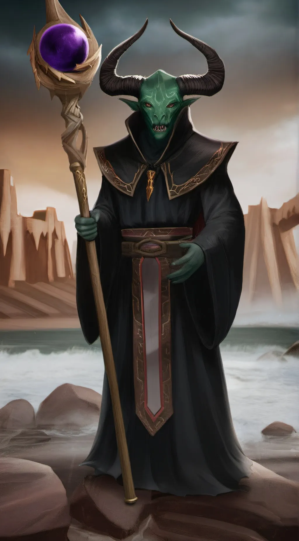 ai character: The spectator background