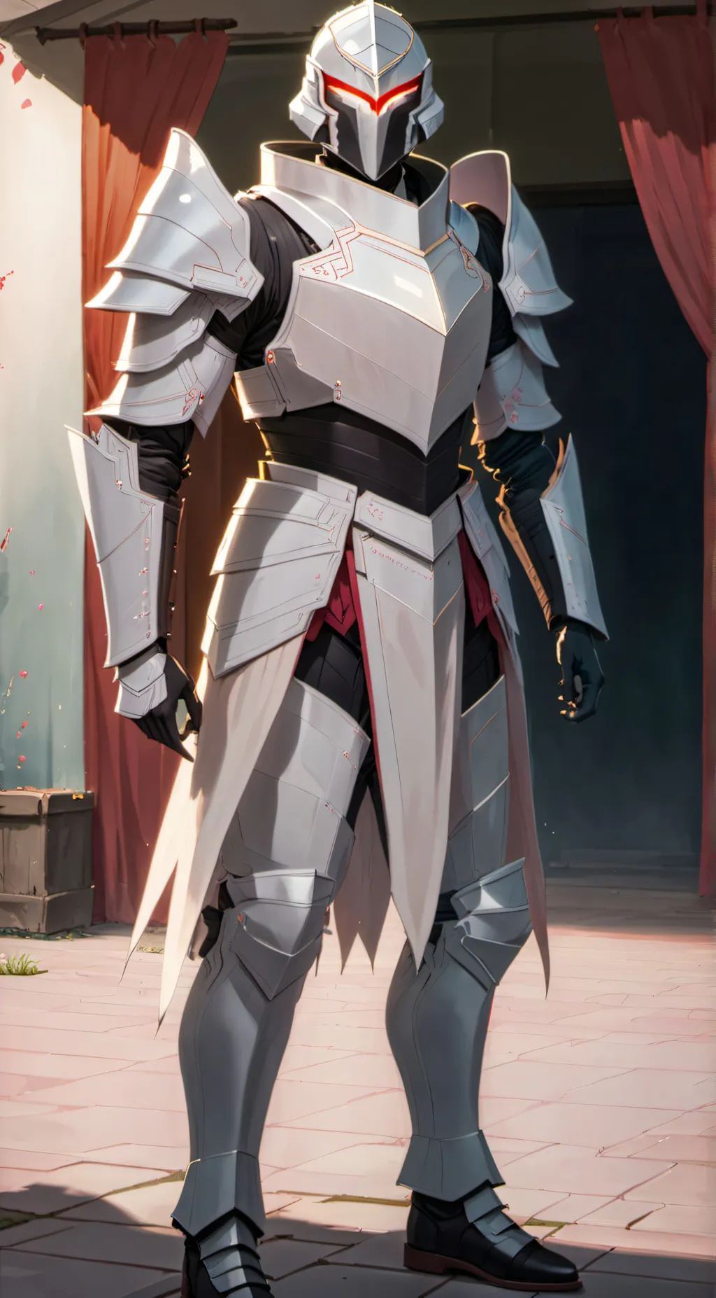 ai character: armored toilet background